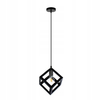 Pojedyncza lampa wisząca Loft 505 Domeno LED metalowa czarna