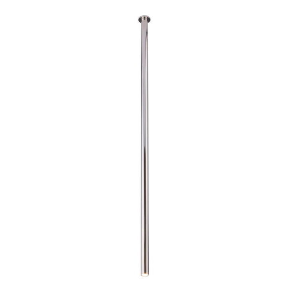 Podtynkowa LAMPA sufitowa ALHA T 9117 Shilo metalowa OPRAWA do zabudowy sopel tuba chrom