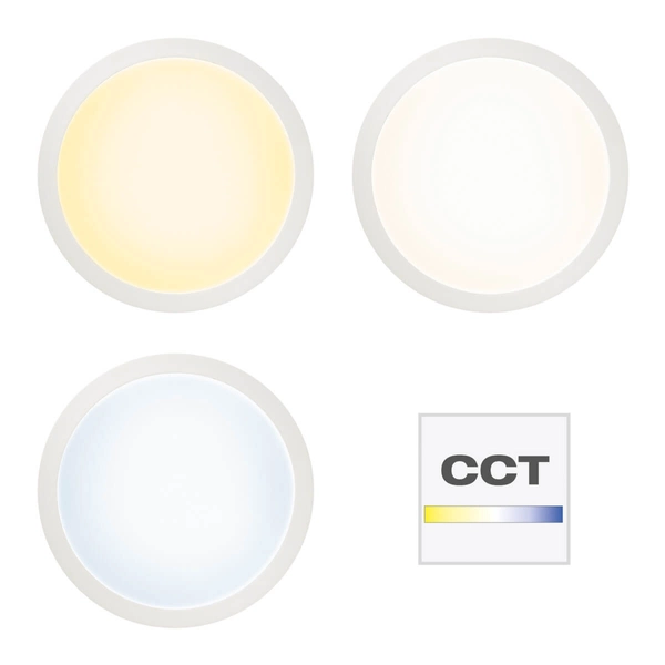 Ledowa lampa sufitowa Abie G97060/05 24W 2700-6200K+RGB pilot biały