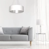 Lampa wisząca ROBIN MLP4482 Milagro zwisowa okrągła biała srebrna