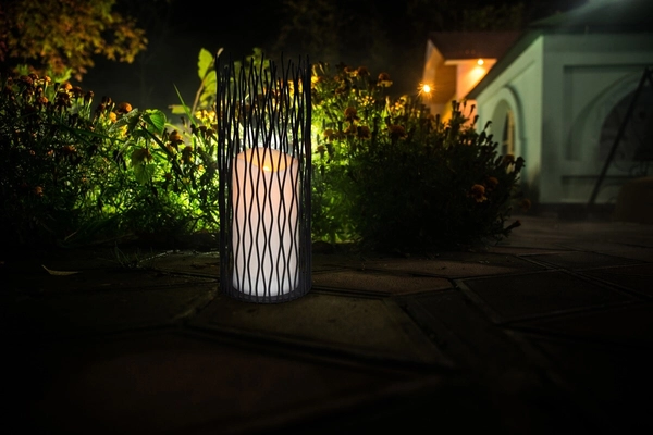 Zewnętrzna latarenka Nyborg XL 313294 candle na baterie czarna