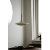 Nowoczesna lampa wisząca Piny 108874 nad stół dysk biały