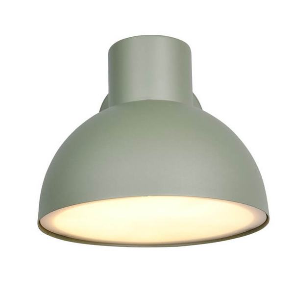 Lampa ścienna do łazienki ELBE 262360115 metalowa kopuła IP44 zielona