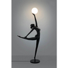 Podłogowa lampa Human Ballerina MSE010100359 Moosee metalowa czarna