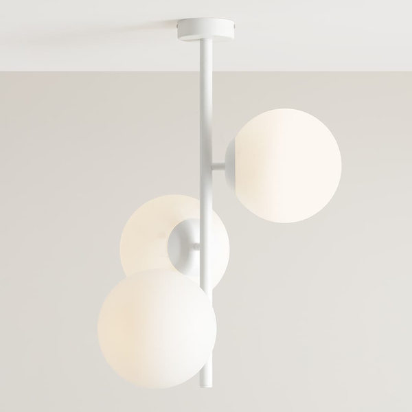 Sufitowa lampa salonowa Fin 1120PL_E_M Aldex skandynawska  balls biała
