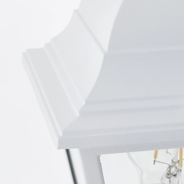 Ogrodowa latarnia Nissie 90994A05 stojąca metal IP44 biała