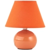 Ceramiczna lampka nocna Primo 61047/38 abażur brzoskwiniowy