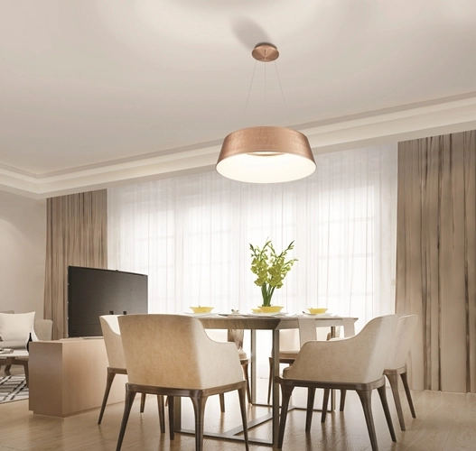 Ledowa wisząca lampa Emma AZ5095 60W 3000-6500K zmienna barwa złota