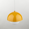 Zwisająca lampa nad wyspę Bono 10265 ball do kuchni biała żółta