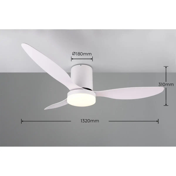 Lampowentylator sufitowy GÖTEBORG R64202131 LED 20W 2700-6000K biały