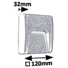 Schodowa LAMPA zewnętrzna TRENTO 8894 Rabalux LED 3W 4000K elewacyjna IP65 grafitowa
