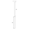 Wisząca lampa magnetyczna Magnetic M0034N Maxlight LED 5W 3000K sopel biały