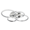 Przysufitowa lampa Cires R67364106 LED 27W 4000K pierścienie srebrny