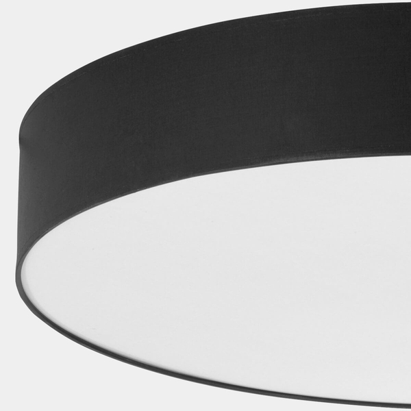 Plafon okrągły kuchenny Rondo 4409 TK Lighting z tkaniny biały czarny