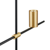 Wisząca lampa industrialna Lungo ST-10047P-3 Step tuby złote czarne