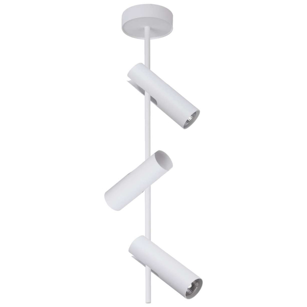 Sufitowa LAMPA natynkowa LEDA 33102 Sigma metalowa OPRAWA regulowane tuby plafon biały