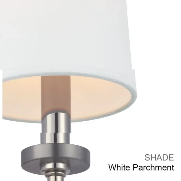 Abażurowa lampa ścienna led Felixstowe QN-FELIXSTOWE1 IP44 biały