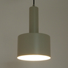 Zwisająca lampa do sypialni Vitrum 41106 walec okrągła beżowy