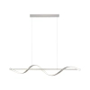 Wisząca lampa Q-SWING srebrny 2385-55 1xLED 24W 2700-5000K do jadalni