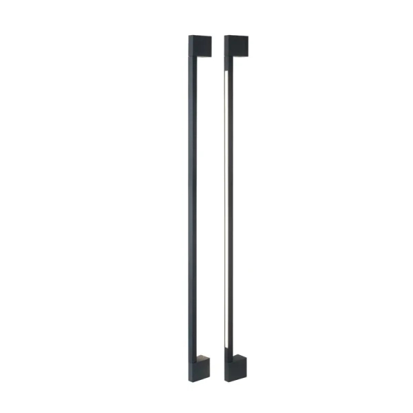 Tarasowa lampa ścienna GUSTO czarna AZ6837 1xLED 12W 3000K IP54 na elewację