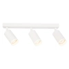 Trójpunktowa lampa przysufitowa Pipe Ring Spot ML2072 na belce biały