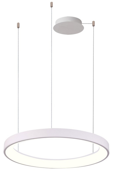 Wisząca lampa Agnes AZ5021 LED 60W 3000-6500K ring do salonu biała