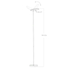 Ledowa lampa podłogowa CARPA AZ6307 Azzardo ściemnialna złota
