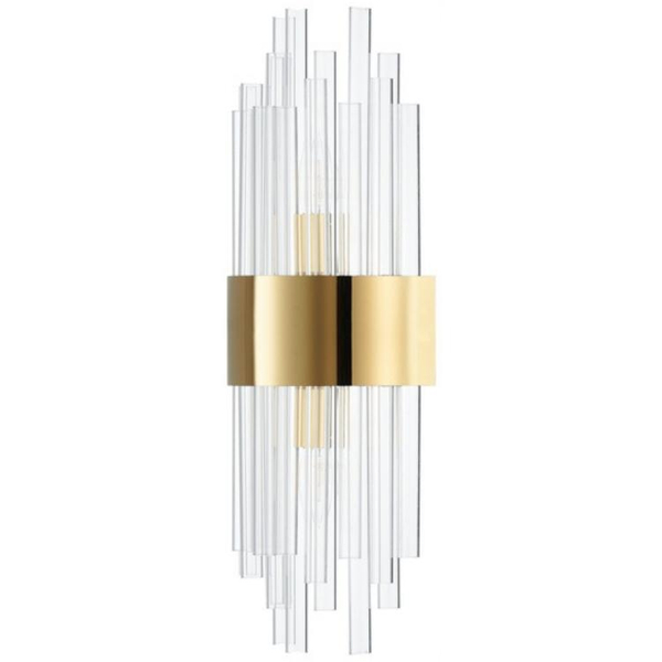 Kinkiet Miracolo ST-8831 gold Step kryształowy glamour złoty