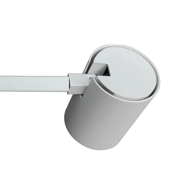 Ścienny kinkiet na wysięgniku Snow LP-731N/1WL WH tubka biała