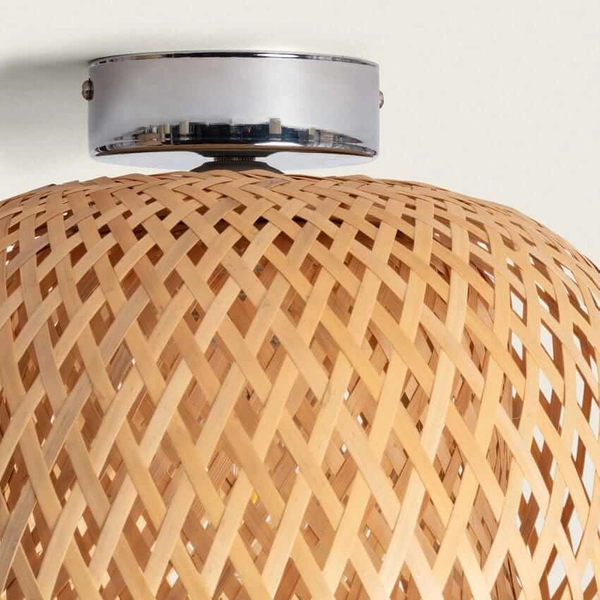 Natynkowa lampa bambusowa Boho ABR-PL-BH-MINI-E27 Abruzzo sufit naturalny