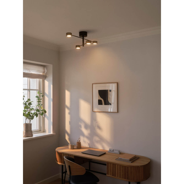 Metalowa lampa sufitowa Clyde 2412260103 LED 16W 2700K czarny