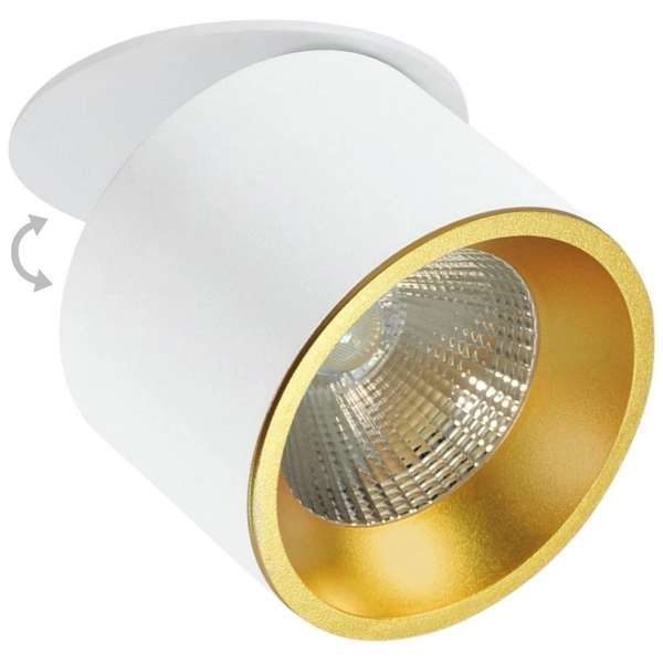 Regulowany wpust biały HARON 309464 sufitowa lampa LED 20W 3000K