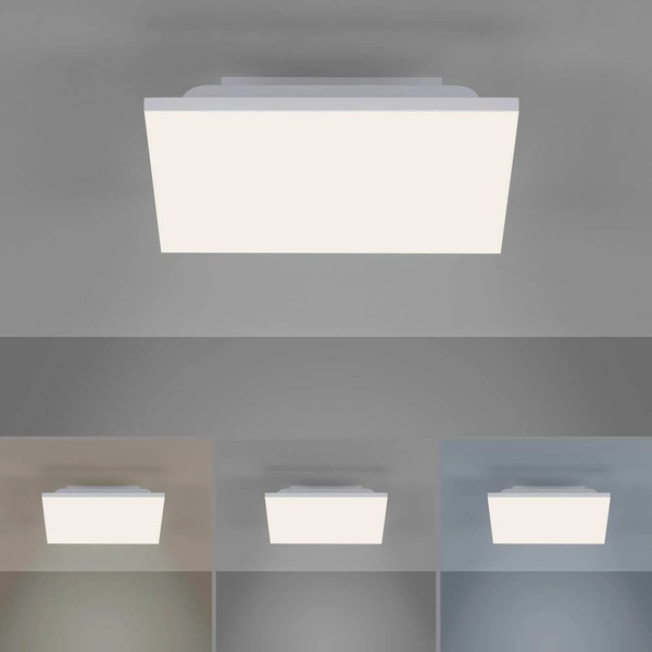 Kwadratowa lampa sufitowa Canvas LED 20W biała do holu