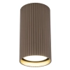 Podsufitowa lampka spot Tune 11027 tubka ryflowana brązowy