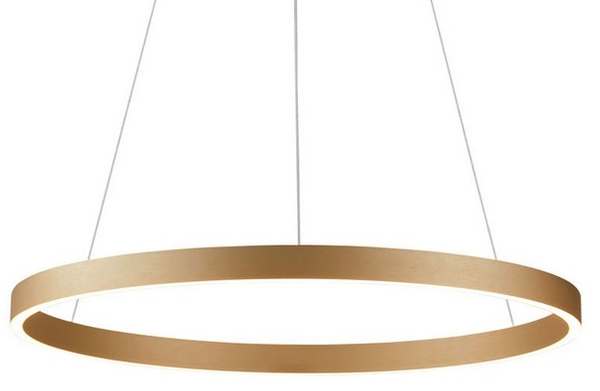 Lampa metalowa wisząca Andrea AZ5101 LED 70W 3000K złota