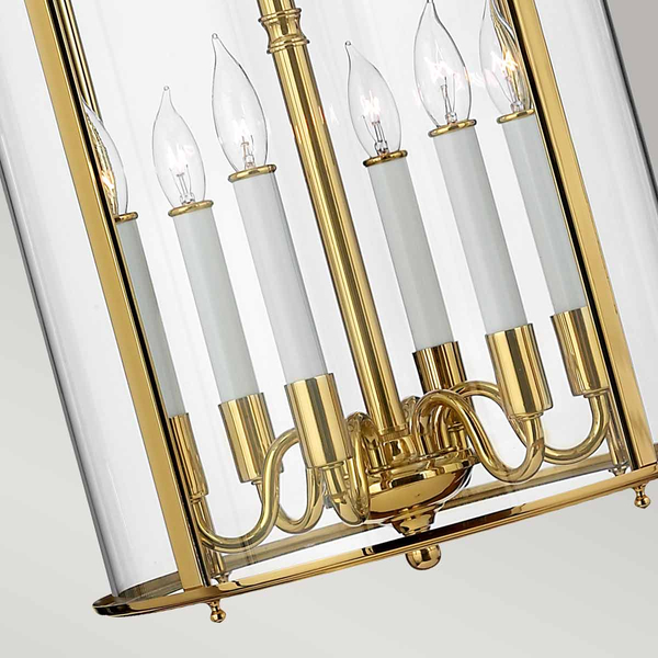 Lampa wisząca Gentry HK-GENTRY-P-L-PB Hinkley polerowany mosiądz