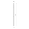 Ogrodowa lampa ścienna DEMI 11561 LED 24W 3000K IP54 terakota