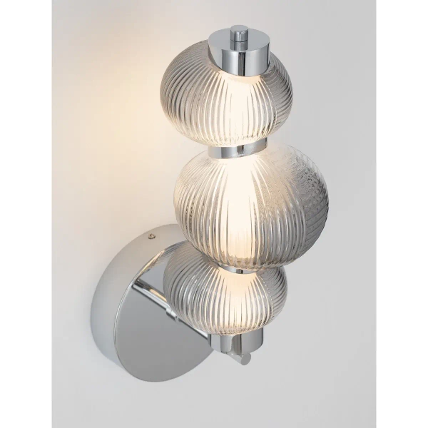 Łazienkowy kinkiet ścienny TANVERA LE45208 LED 18W 3000K szary