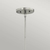 LAMPA wisząca HK-ZELDA-P-A-PN Elstead HINKLEY szklana OPRAWA retro ZWIS podłużny nikiel biały