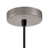 Wisząca lampa kula nad stół Penzi PND-31981-1S-SC-WH srebrna biała