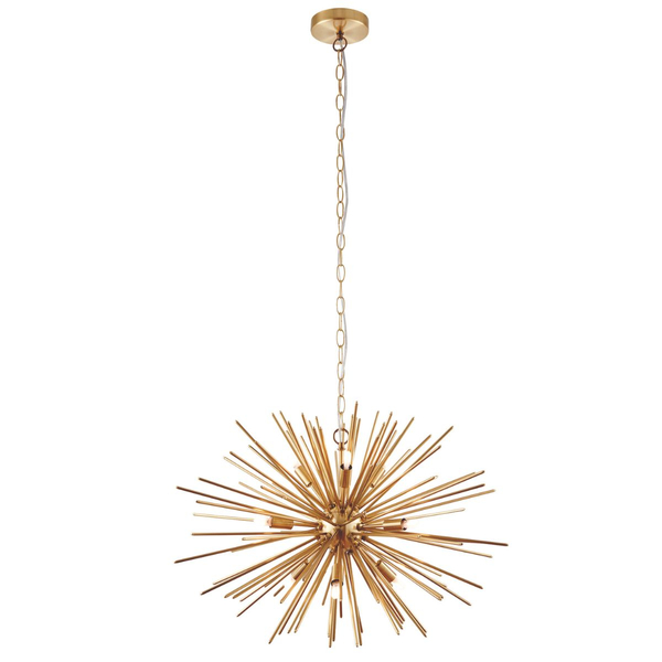 Modernistyczna lampa wisząca Orta 70575 Endon gwiazda druciana złota