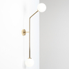 Nowoczesny kinkiet Pure 1064D30_2 Aldex złota lampa kule na przedpokój