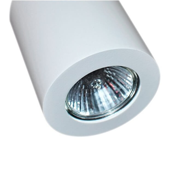 Przysufitowa lampa na przedpokój BORIS AZ1054 Azzardo metalowa tuba biały
