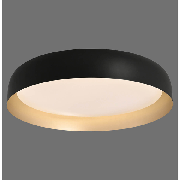Okrągła lampa sufitowa Osko 14216-18 Just Light LED 36,5W 2700-5000K czarna