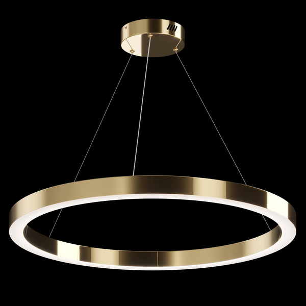 Lampa wisząca ring Saturno MOD415PL-L60BS4K LED 60W 3500K złota