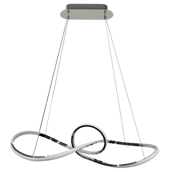 Designerski żyrandol MARCO CHROME ML8117 LED 42W 4000K do jadalni chrom