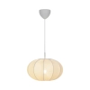 Okrągła lampa wisząca do salonu AERON 2312153001 nad stół biały OUTLET