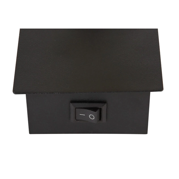 Sufitowa lampa ruchoma Claude 54307-2 czarna przydymiona