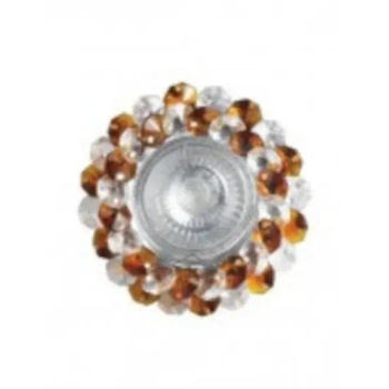 Okrągłe oczko sufitowe Eclipse LP-G4920/40 red do salonu bursztynowe