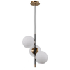 Lampa wisząca Stelia balls nad łóżko balls mosiądz czarna